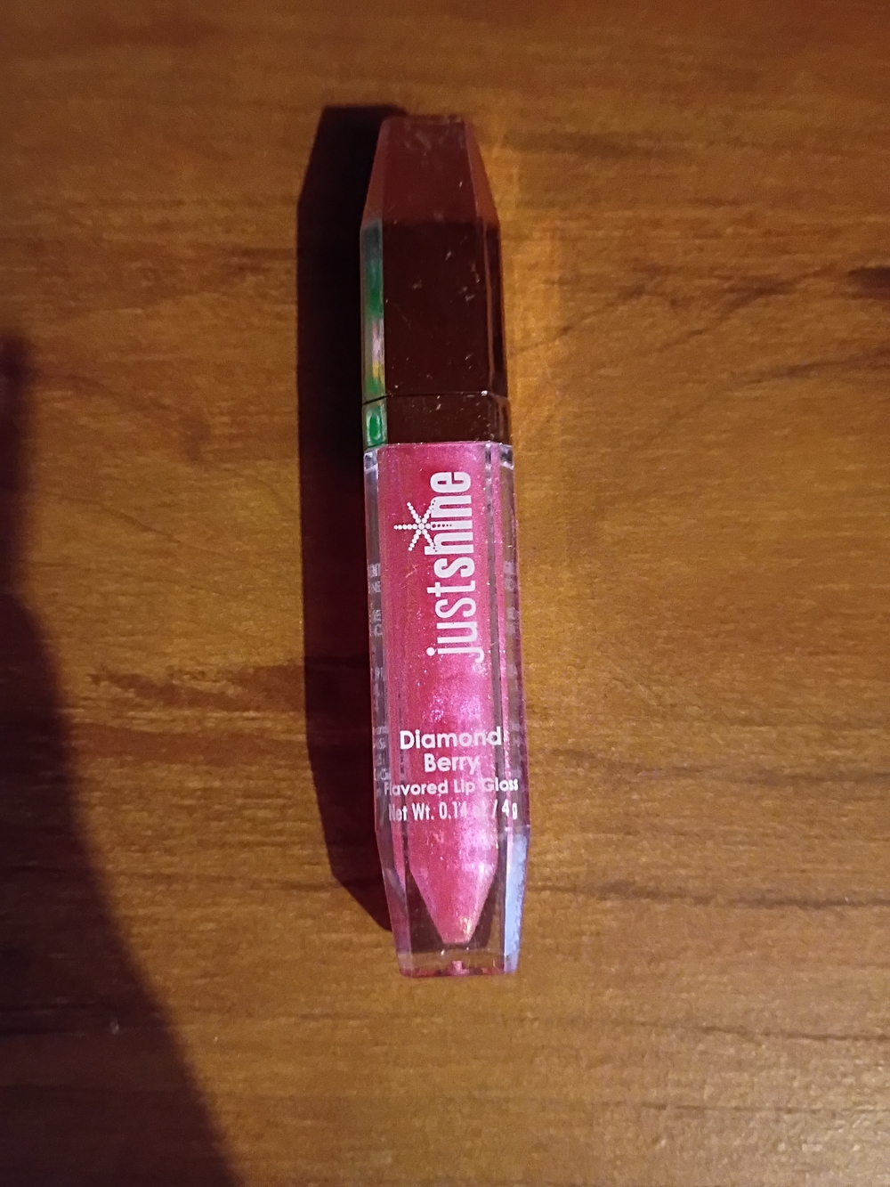 Justice JustShine Diamond Berry Pink Lip Gloss